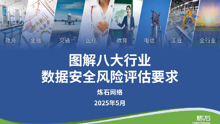 图解八大行业数据安全风险评估要求